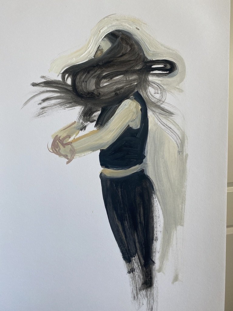 Sketch of Ella for portrait